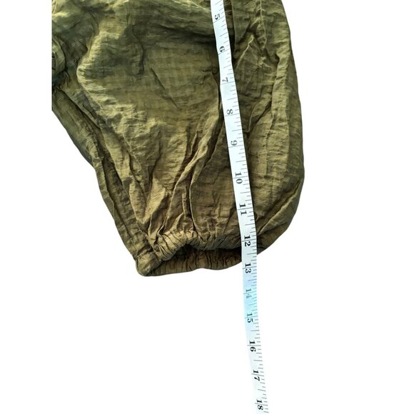 Old Navy Women's Dark Green Puff Sleeve Top - Picture 7 of 7